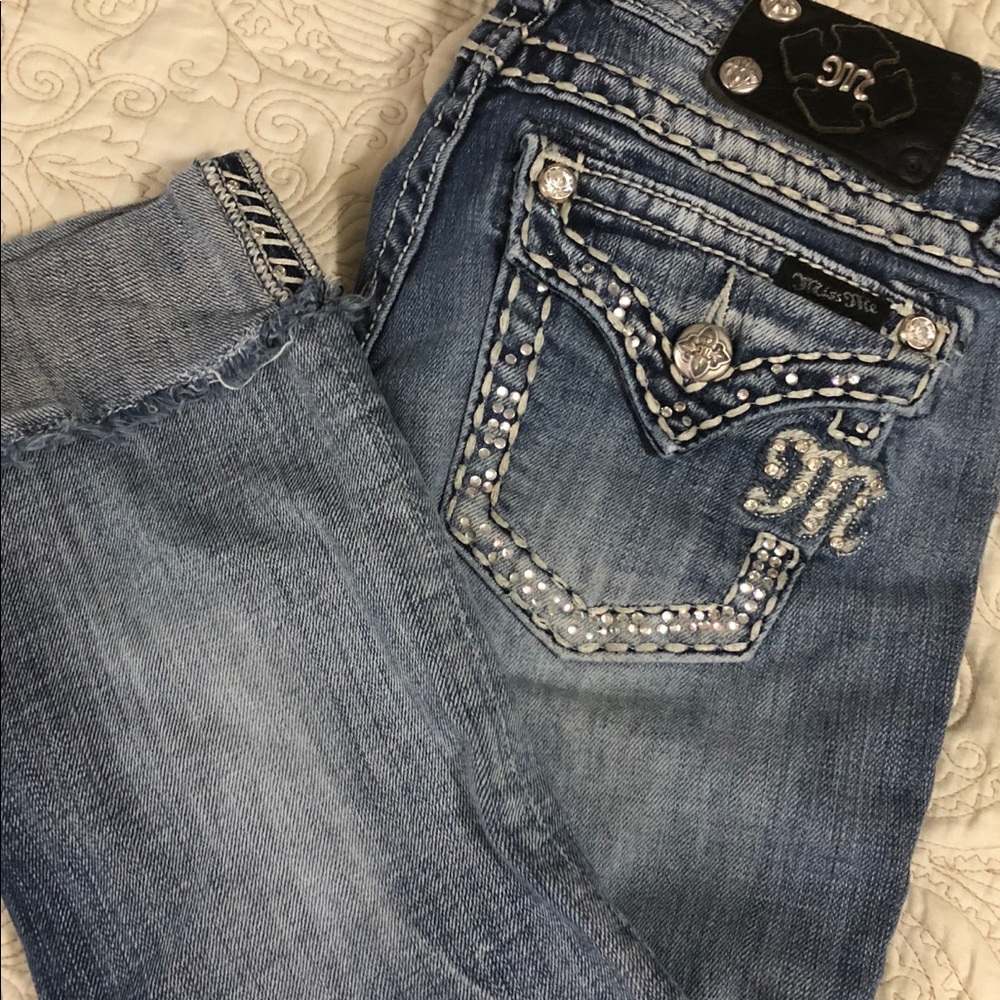 Factory “Cut-off” Miss Me Capris, 25